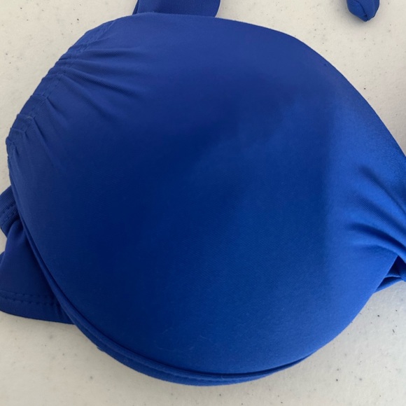 Apt.9 blue bikini Top shell push up Size Medium - Picture 16 of 16